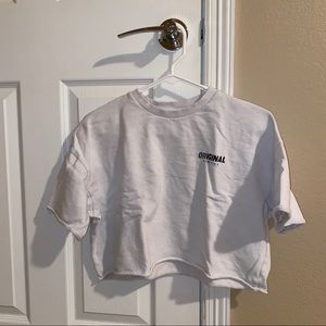 Crop top, short sleeve shirt